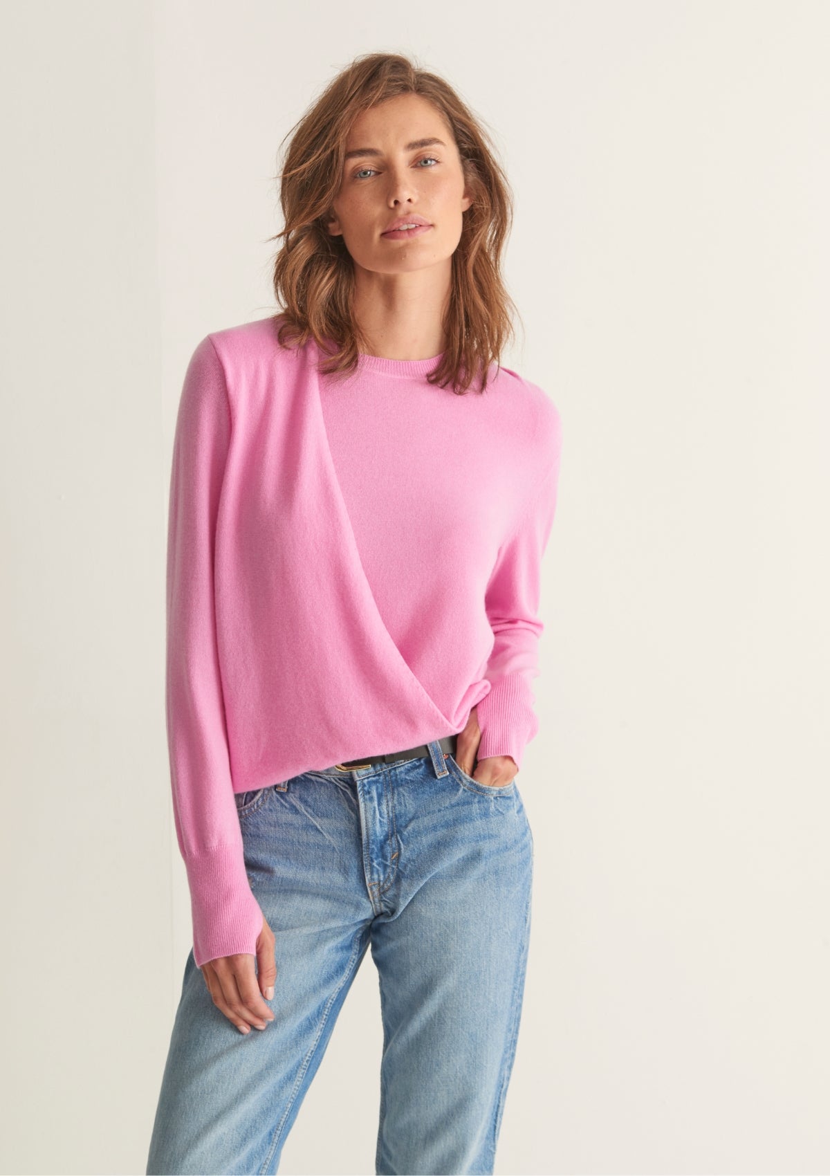 Cashmere sweatshirt outlet