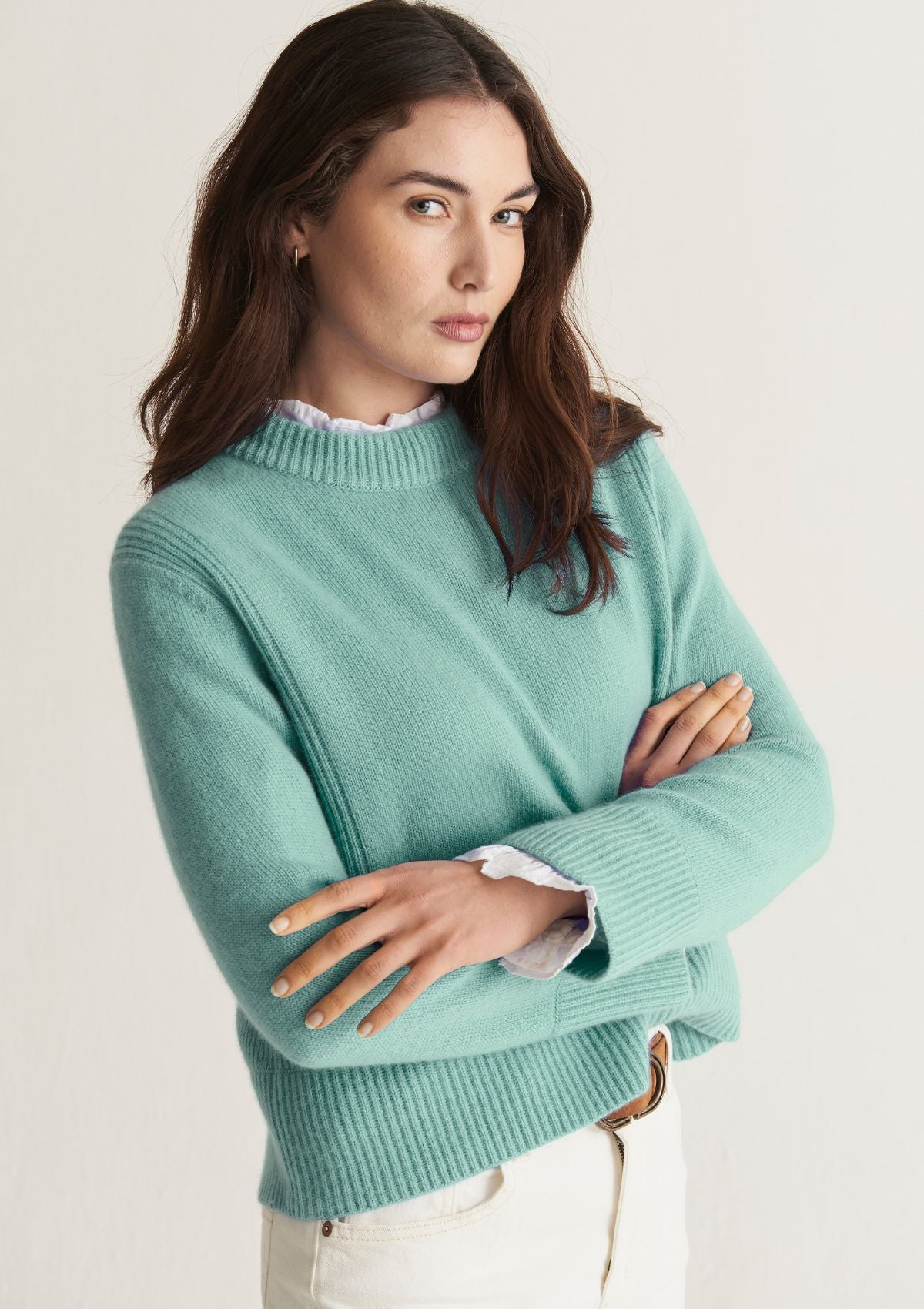 Fashion mint sweater