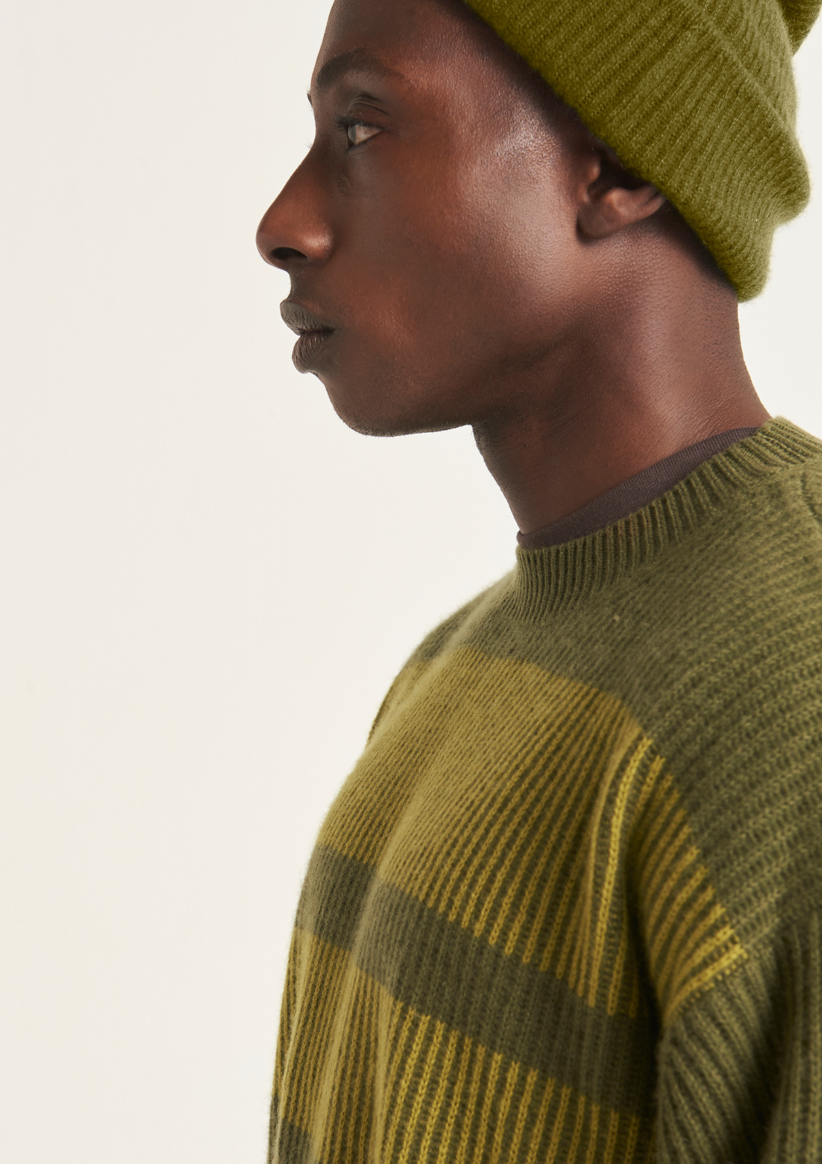 Mens Cashmere Hat in Cypress Green