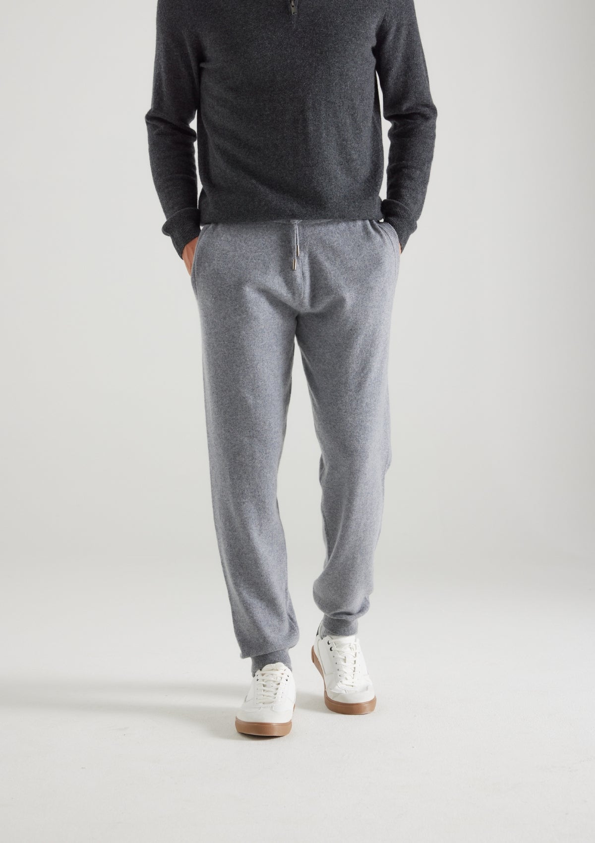 Mens cashmere store joggers