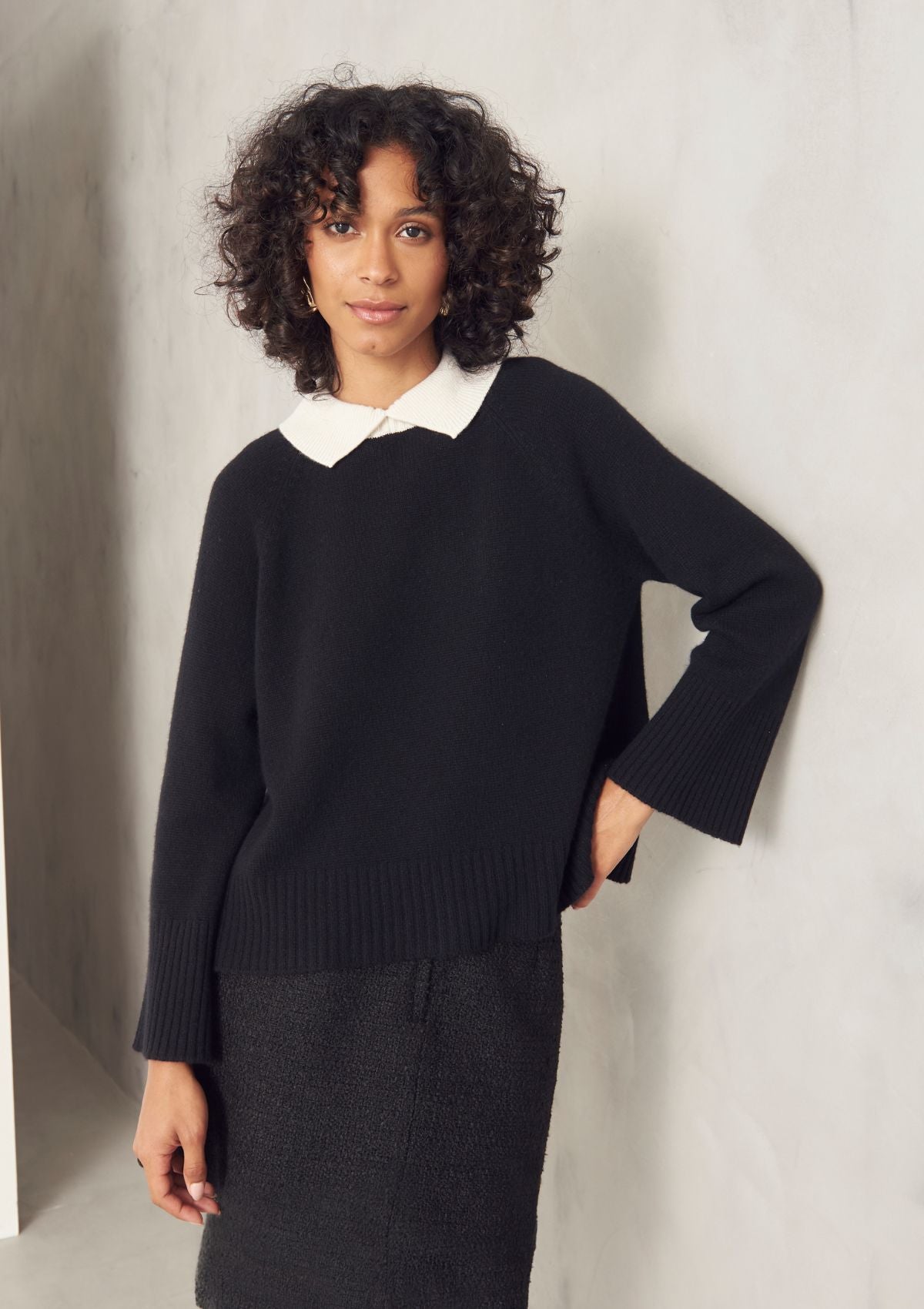 Line cashmere sweater hotsell